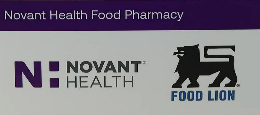 Novant health food pharmacy program with food lion